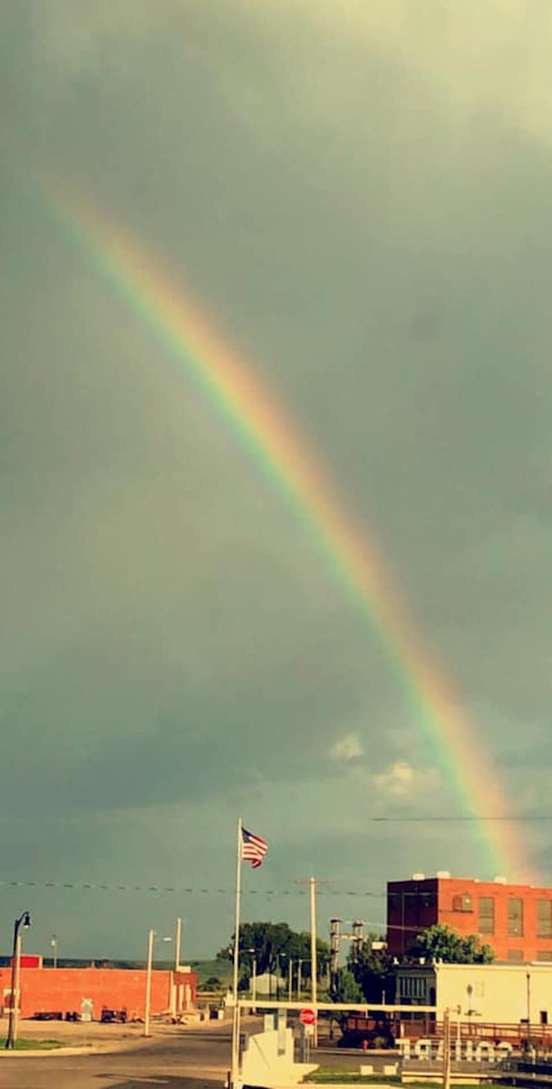 Rainbow Over Mobridge